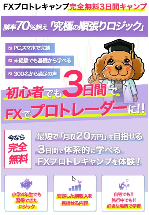 FXプロトレキャンプの案内