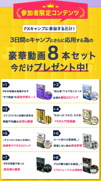 FXプロトレキャンプの無料のFX動画